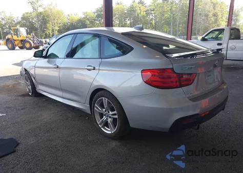 2015 BMW 335 Xigt z USA, uszkodzony, nr VIN WBA3X9C50FD867952